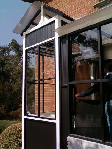 CANCELERIA DE ALUMINIO Y ESTRUCTURA DE ACERO